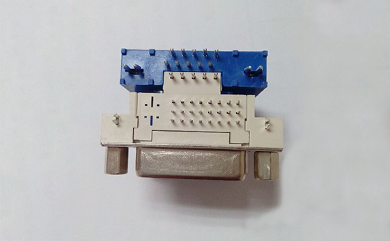 視頻處理器插頭 VGA/DVI雙層帶螺絲